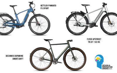 DREI PINION E-BIKES MIT DESIGN & INNOVATION AWARD AUSGEZEICHNET